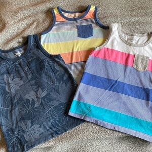 OshKosh B'gosh Kids Tank Tops - Blue, Yellow, Pink